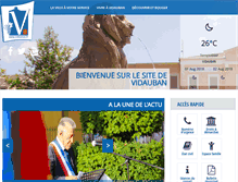 Tablet Screenshot of mairie-vidauban.fr